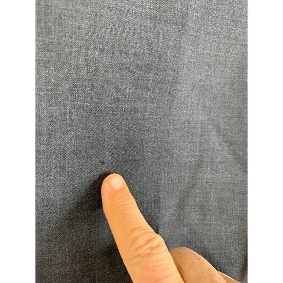 Lauren Ralph Lauren Mens Superfine Stretch Dress Pants 38 x 32 Gray All Season C - Picture 7 of 7